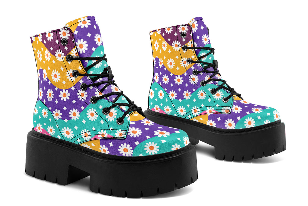 Electric Wave Daisies