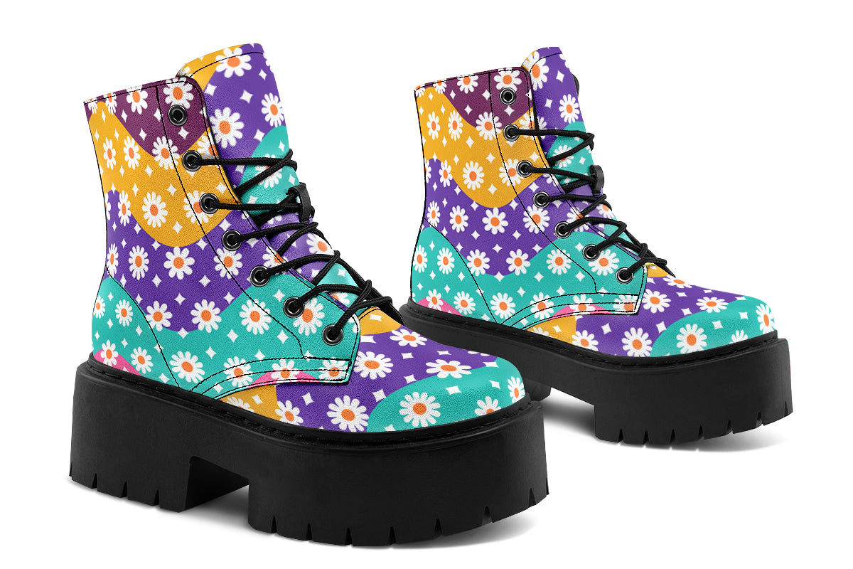Electric Wave Daisies