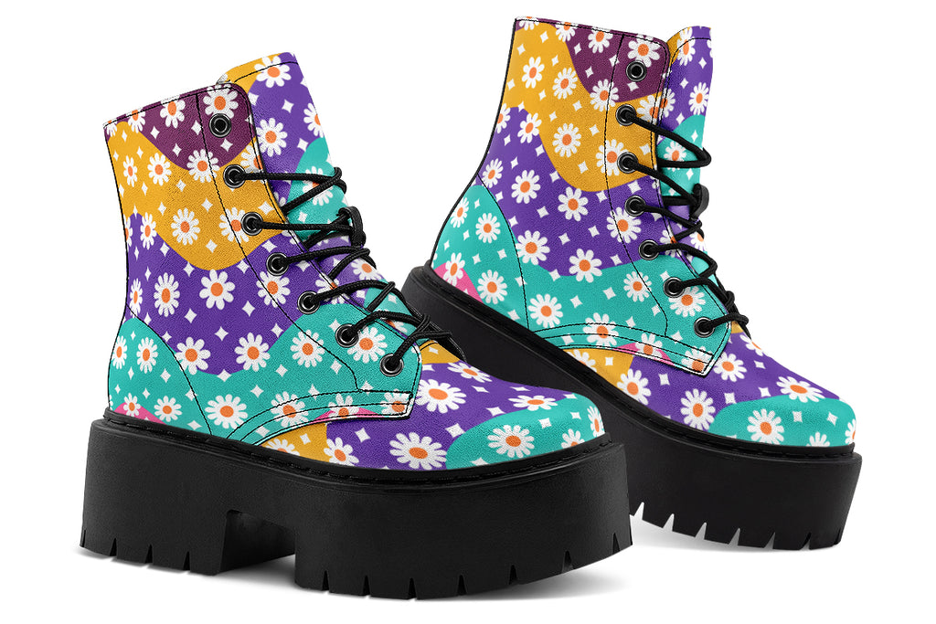 Electric Wave Daisies