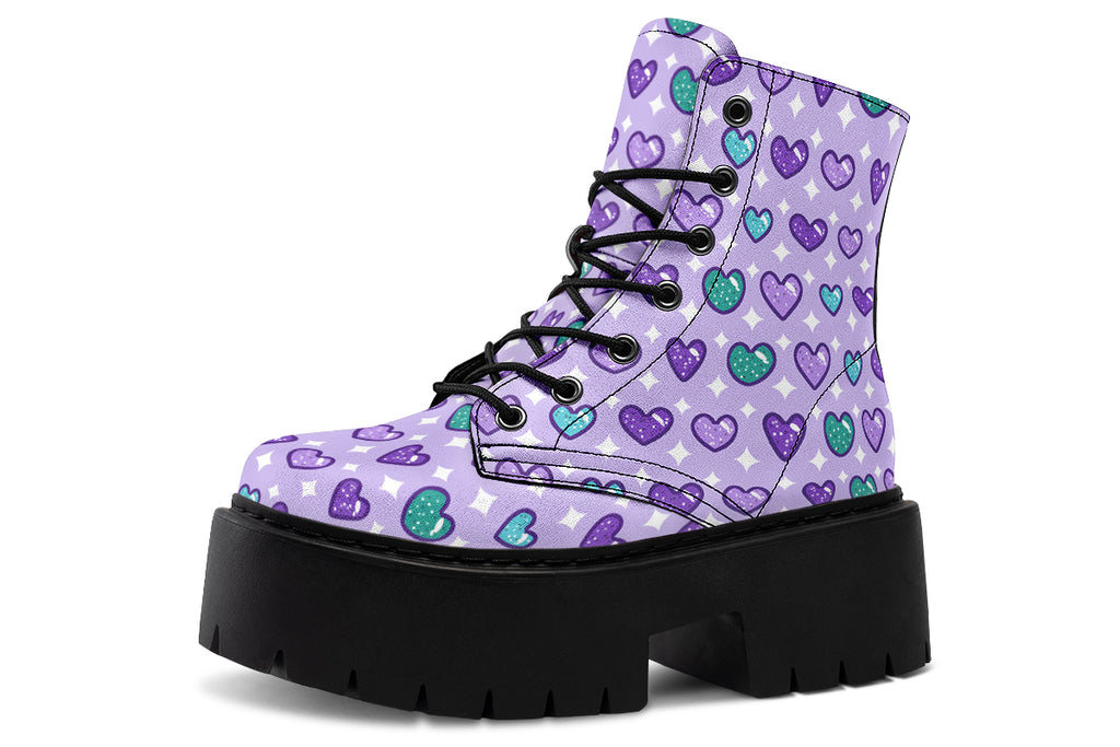 Glitter Hearts
