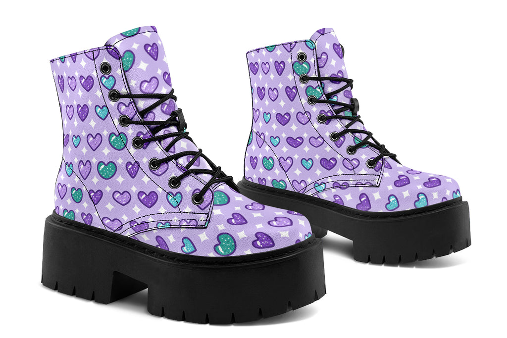 Glitter Hearts