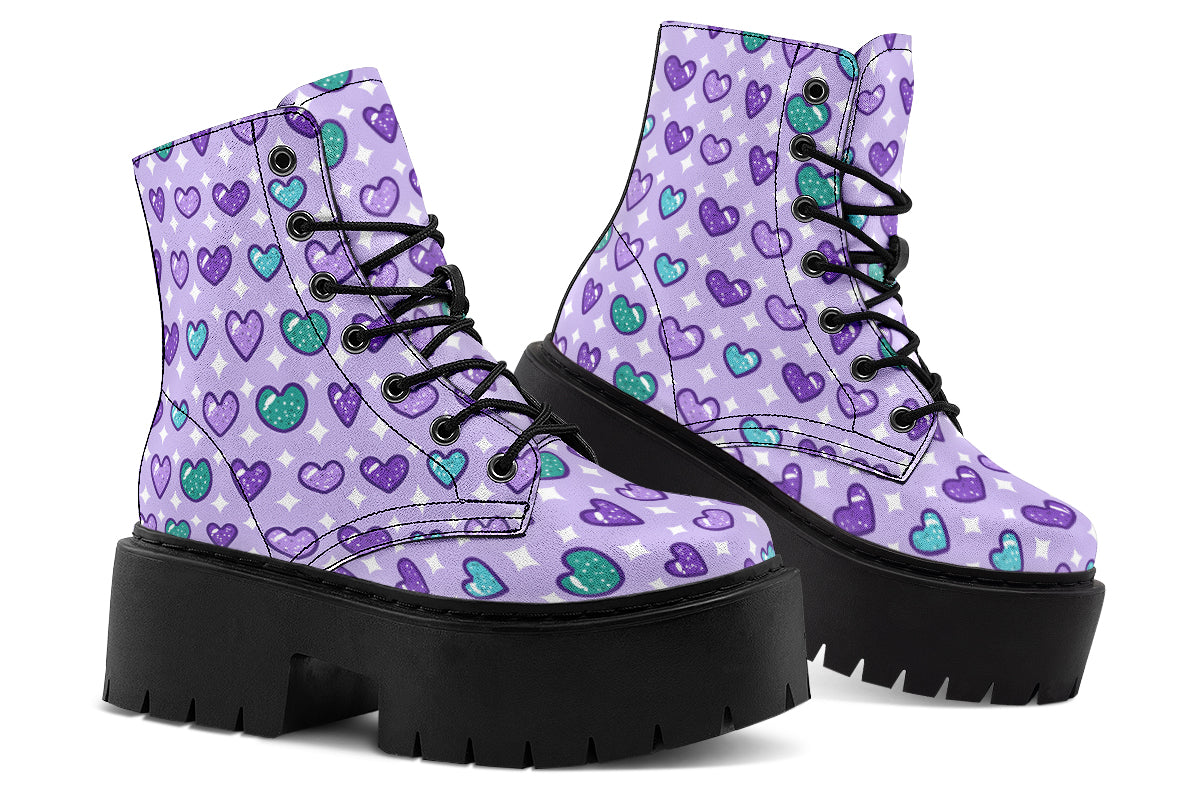 Glitter Hearts