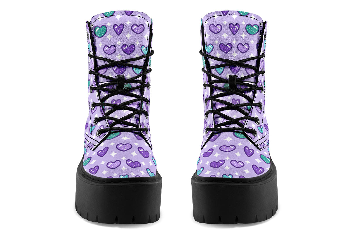 Glitter Hearts