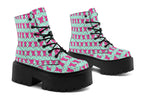 Hot Pink Bows on Mint