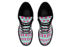 Hot Pink Bows on Mint