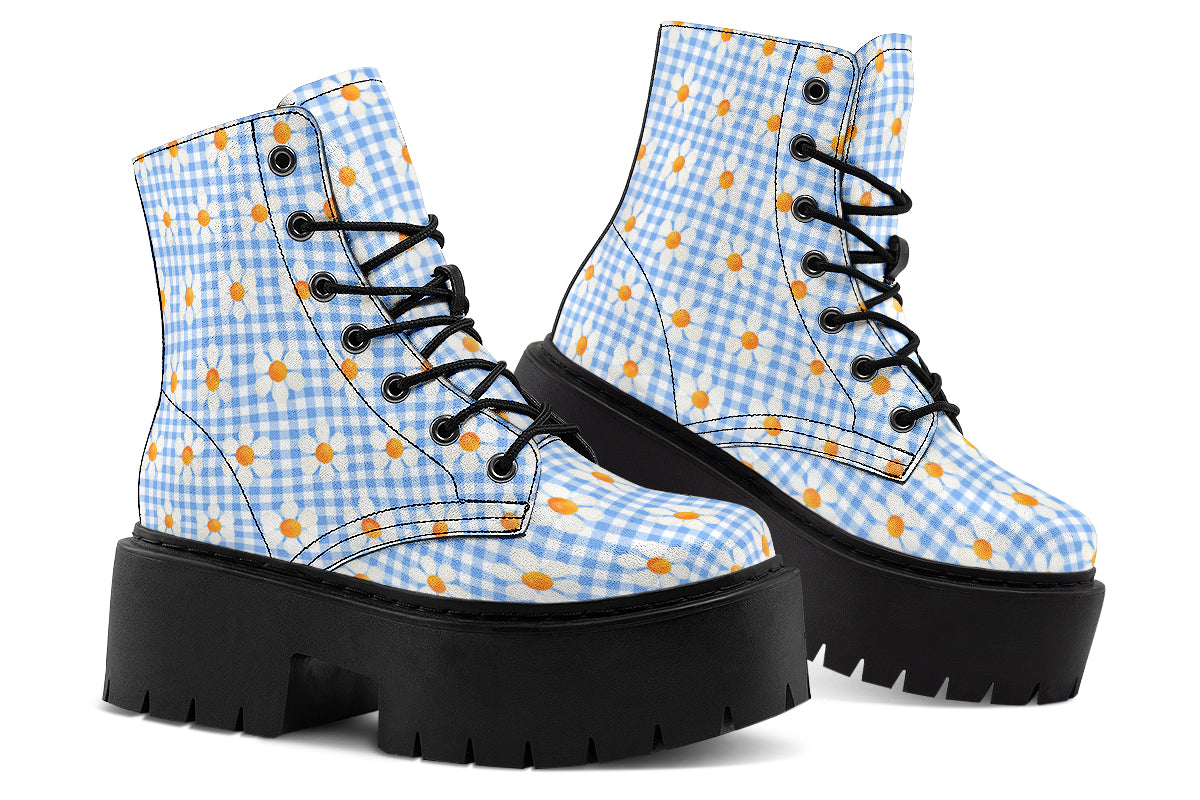 Painted Daisy Gingham