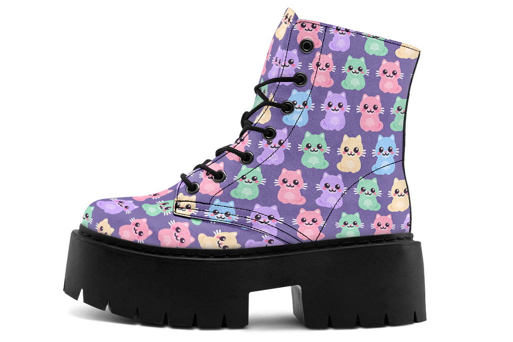 Pastel Cat Stack