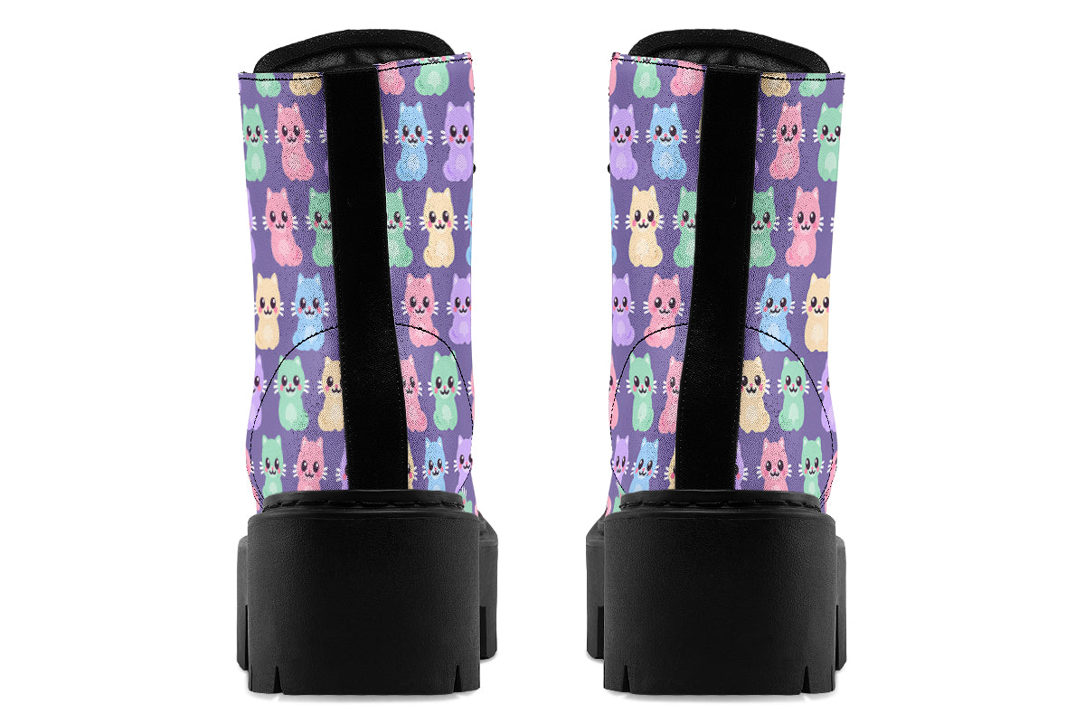 Pastel Cat Stack