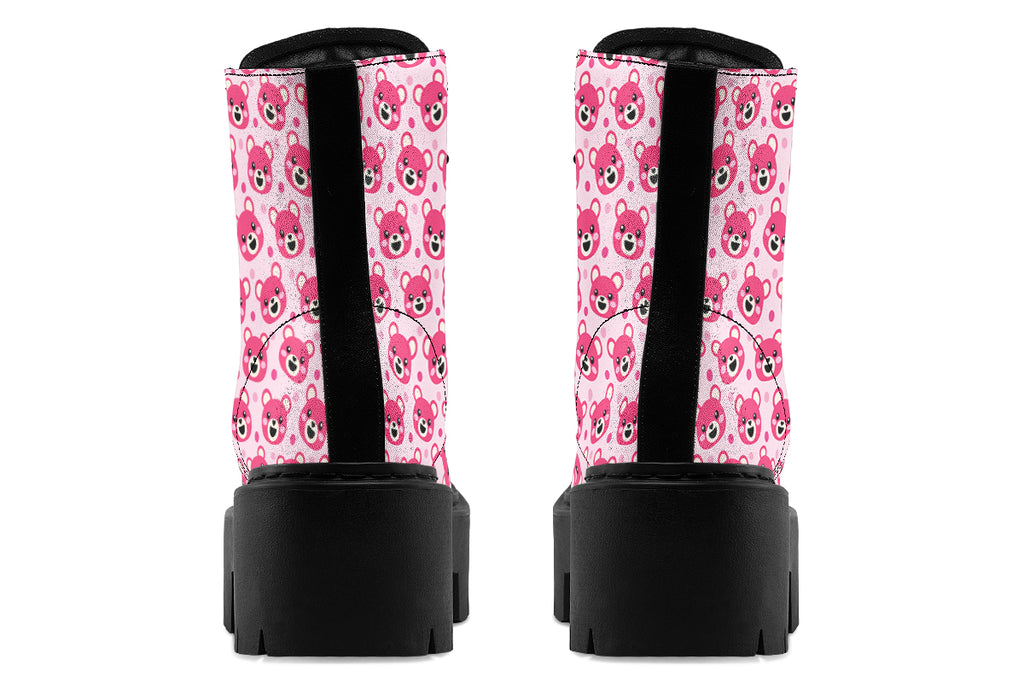 Pink Bear Faces