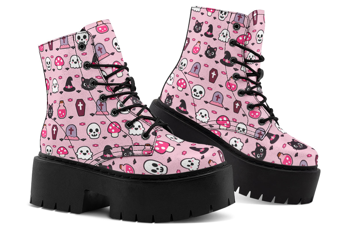 Pink Halloween Icons