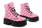 Pink Heart Check