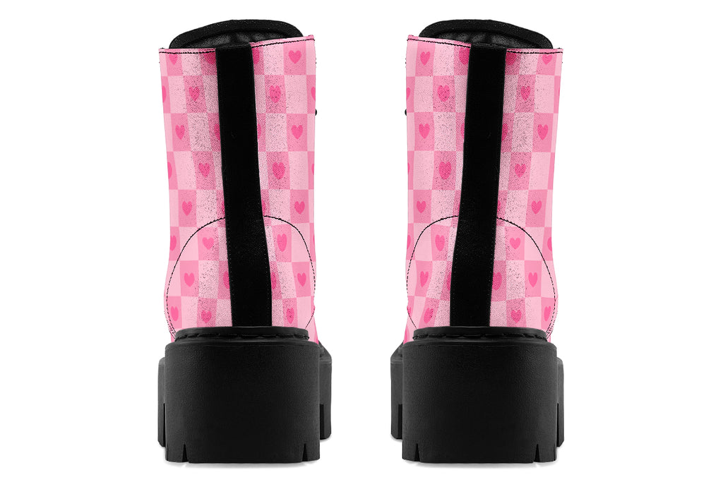 Pink Heart Check