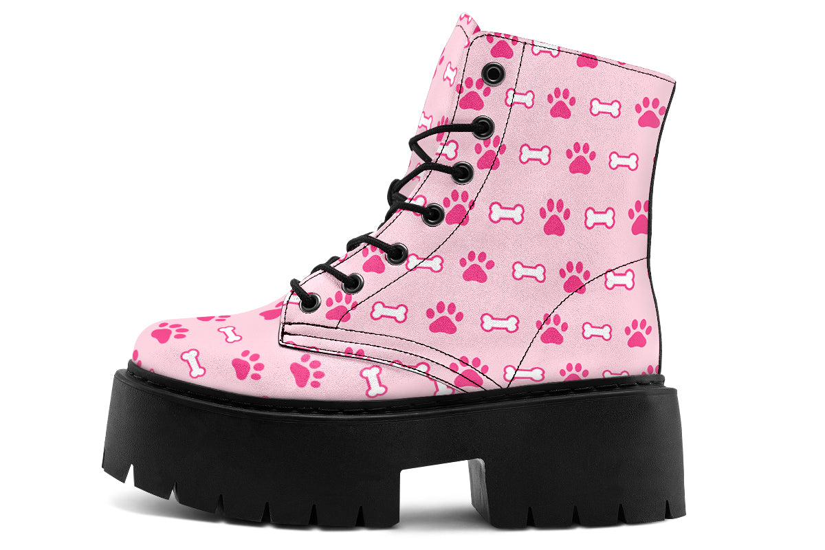 Pink Paws and Bones