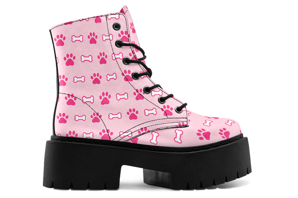 Pink Paws and Bones
