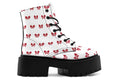 Ribbon Red on White