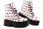 Ribbon Red on White