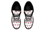 Ribbon Red on White