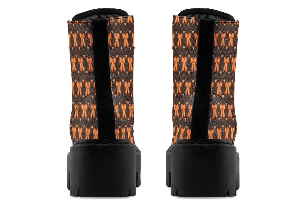 Tangerine Bows on Cocoa