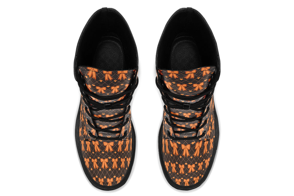 Tangerine Bows on Cocoa
