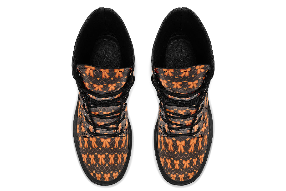 Tangerine Bows on Cocoa