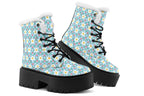 Blue Daisy Lattice