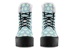 Blue Daisy Lattice