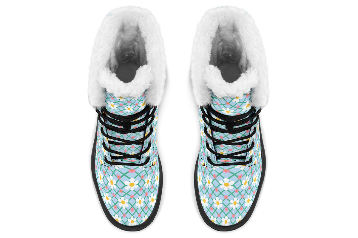Blue Daisy Lattice