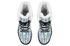Blue Daisy Stripe