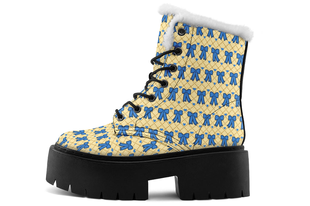 Cobalt Bows on Butter