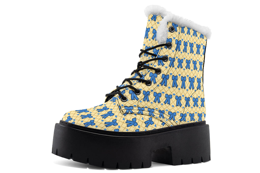 Cobalt Bows on Butter