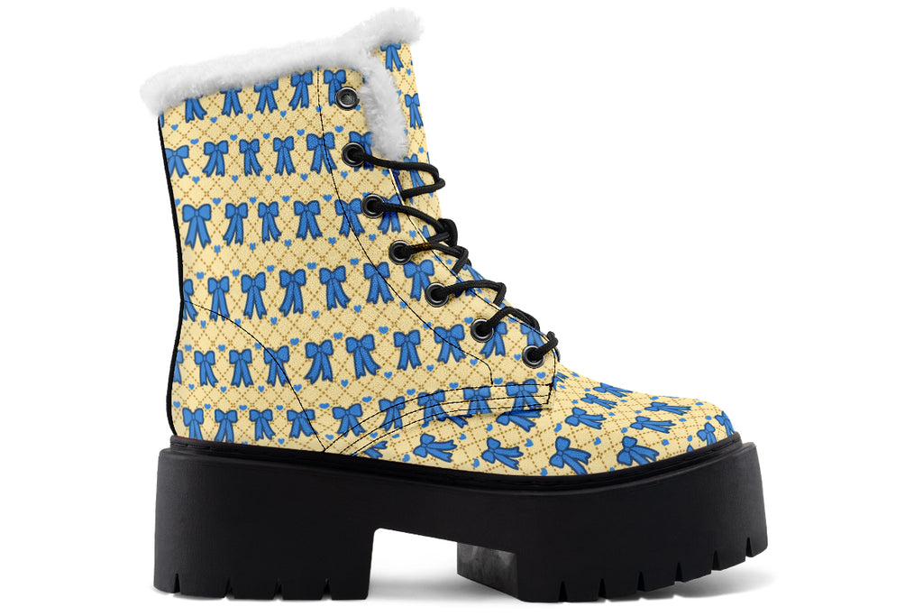 Cobalt Bows on Butter