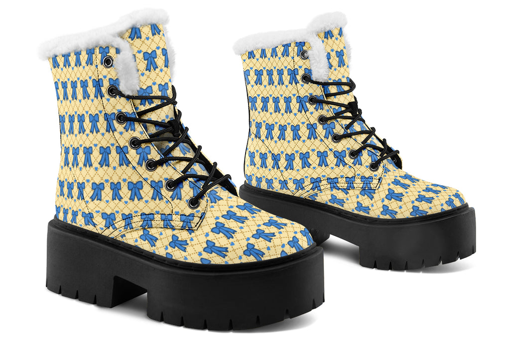 Cobalt Bows on Butter