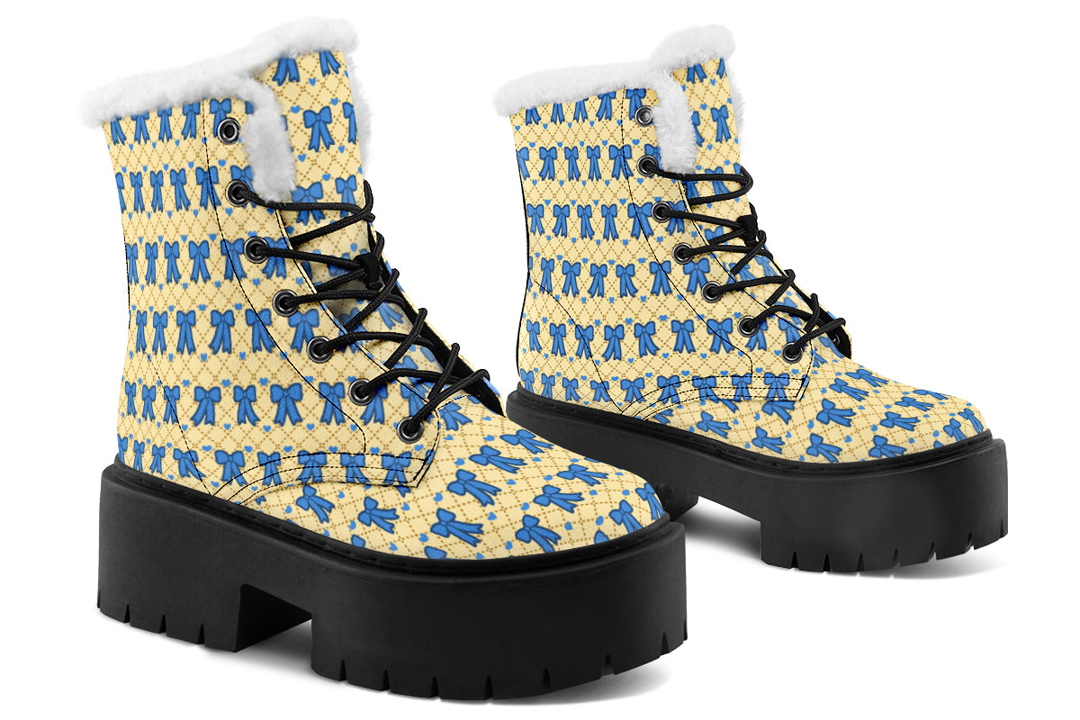 Cobalt Bows on Butter