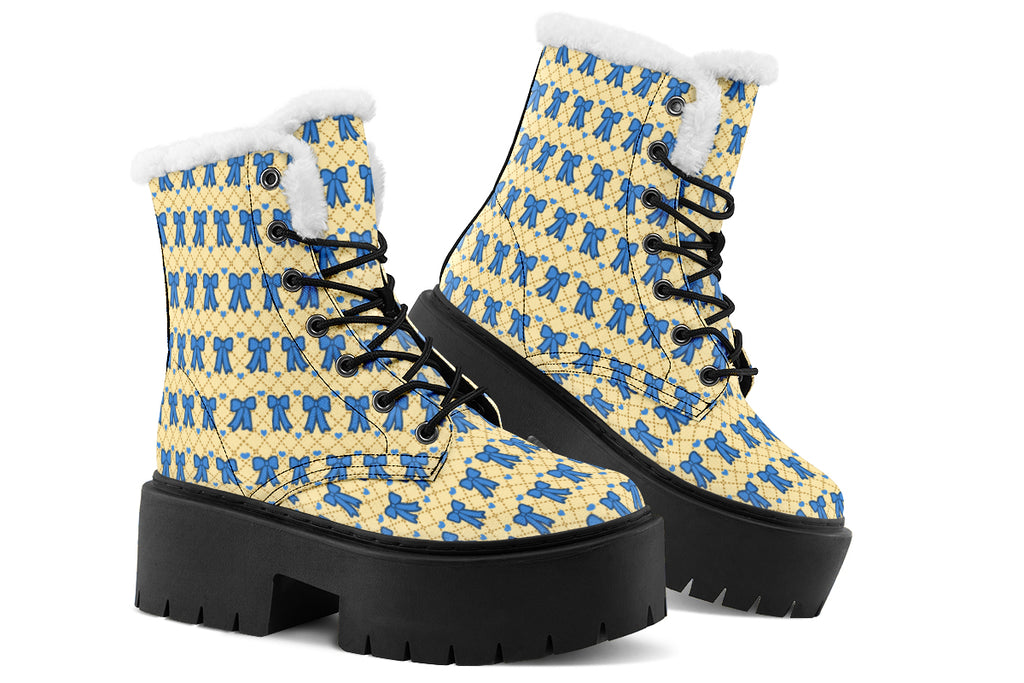 Cobalt Bows on Butter