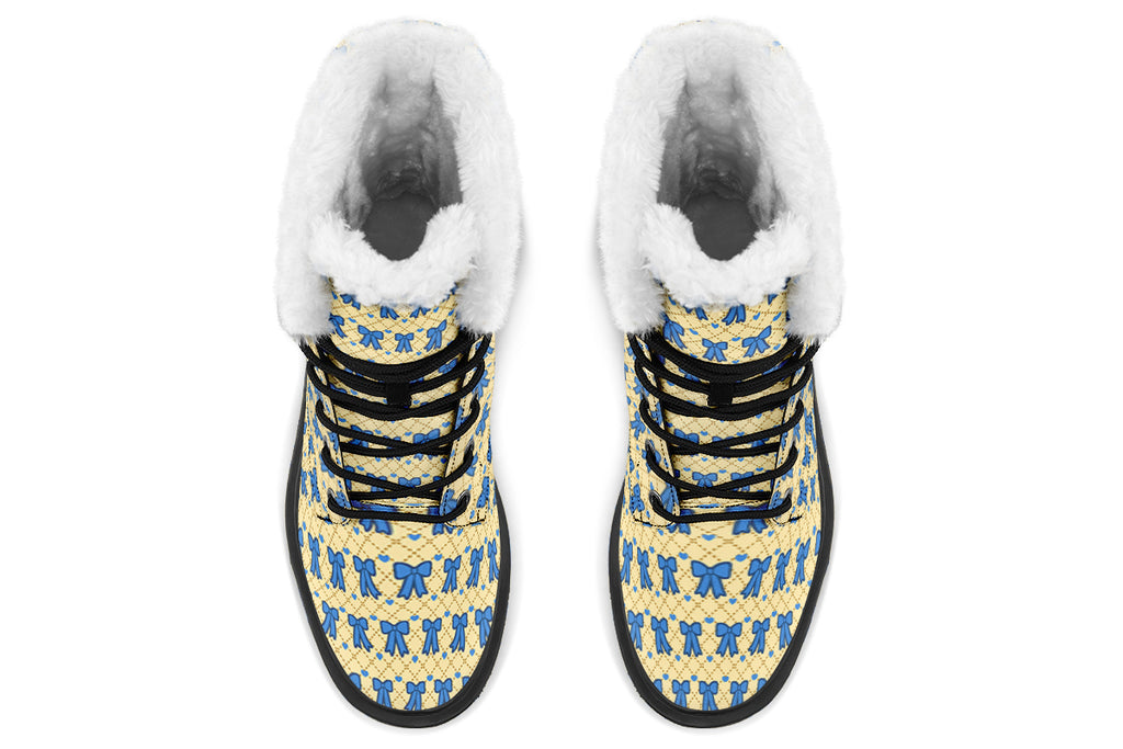 Cobalt Bows on Butter