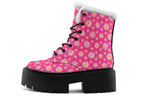 Daisies on Hot Pink