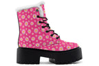 Daisies on Hot Pink