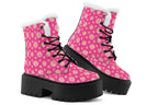 Daisies on Hot Pink