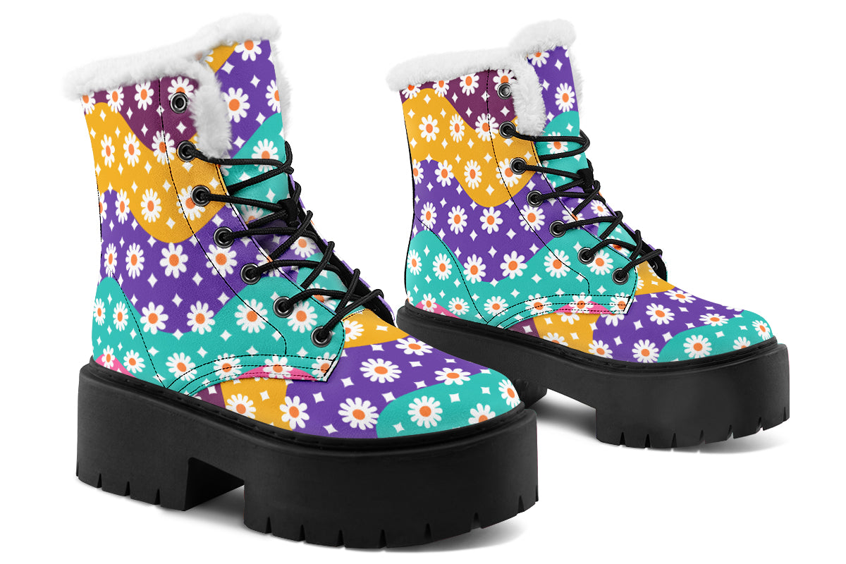 Electric Wave Daisies