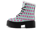 Hot Pink Bows on Mint