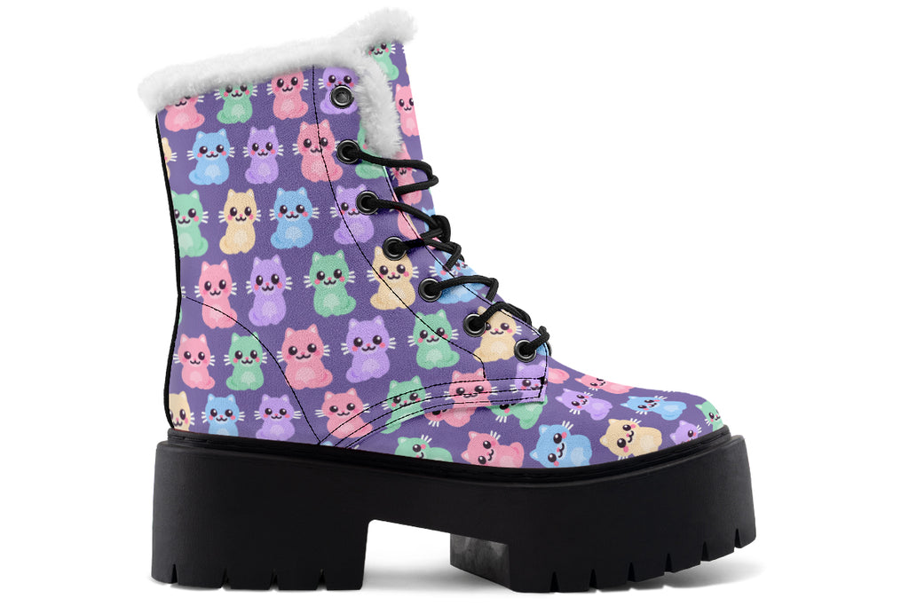 Pastel Cat Stack