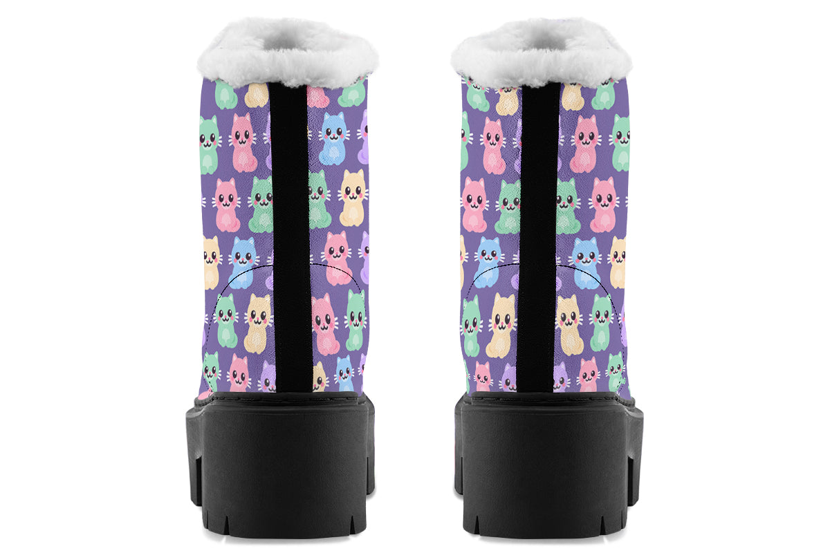 Pastel Cat Stack