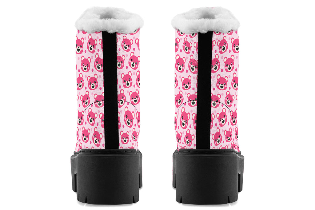 Pink Bear Faces