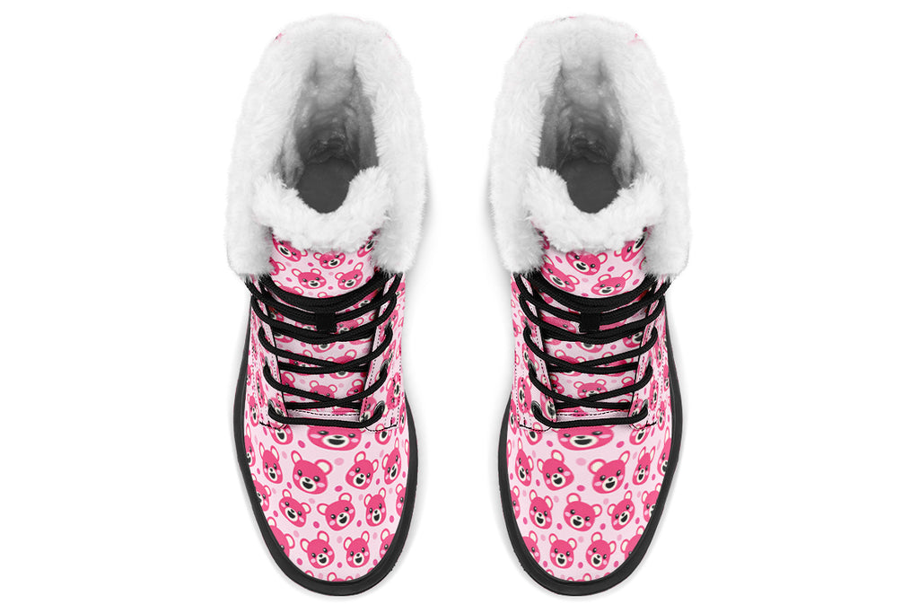 Pink Bear Faces
