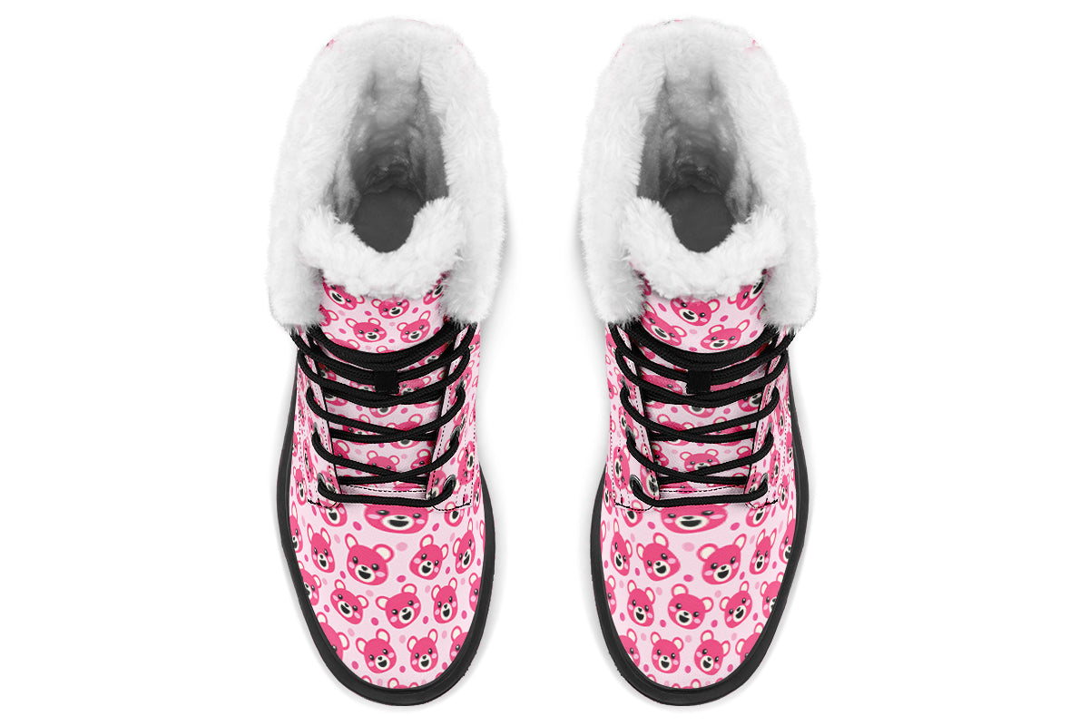 Pink Bear Faces