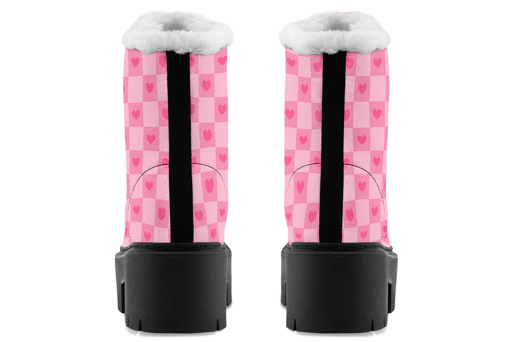 Pink Heart Check