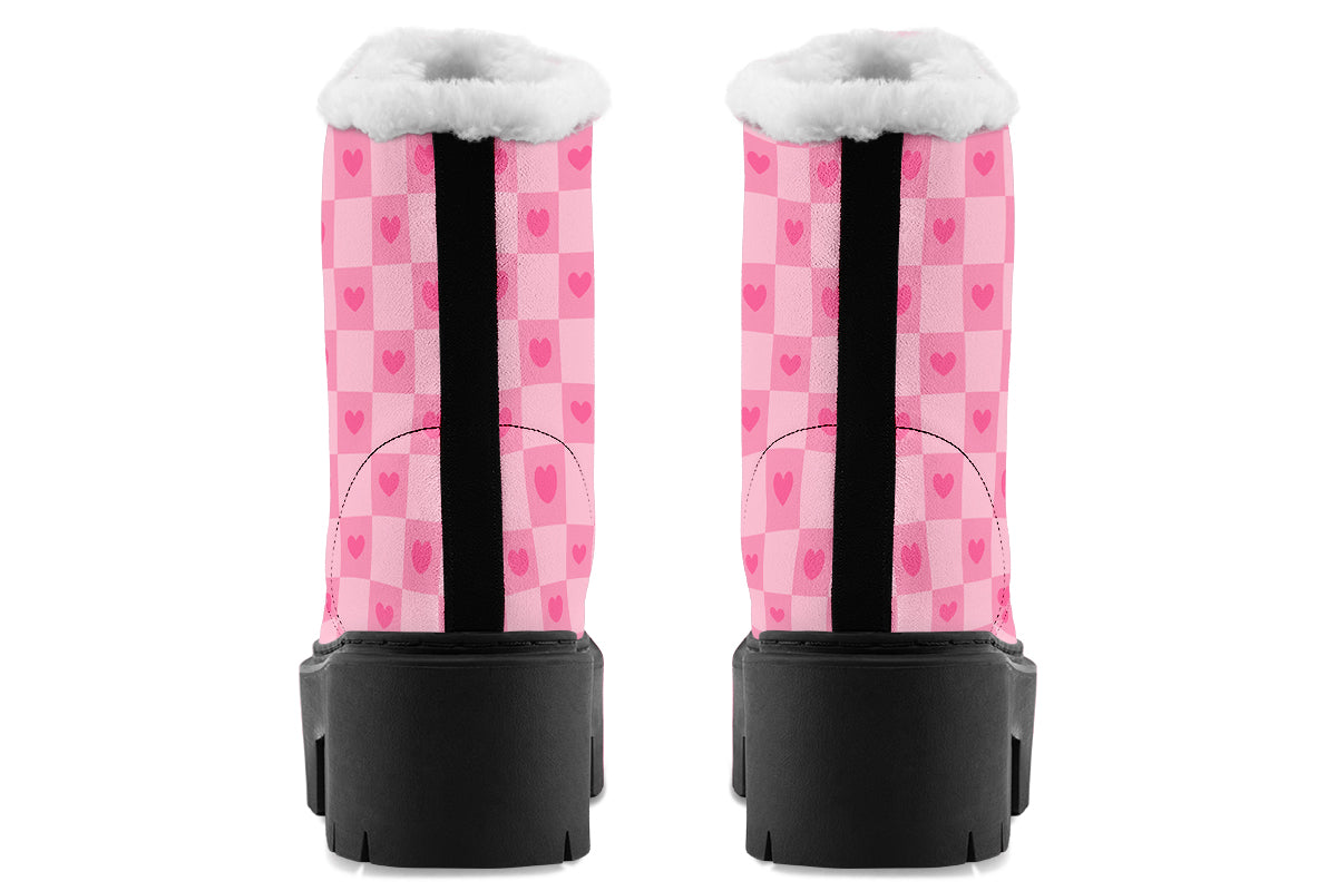 Pink Heart Check