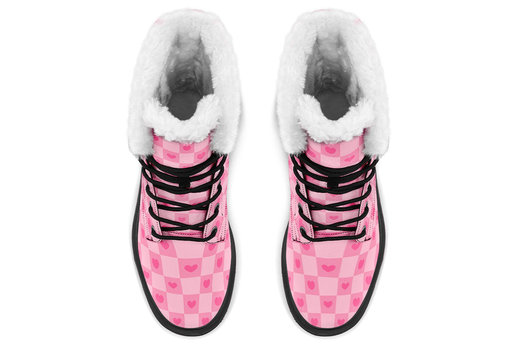 Pink Heart Check