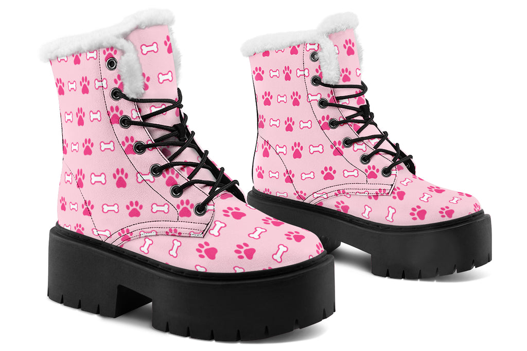 Pink Paws and Bones
