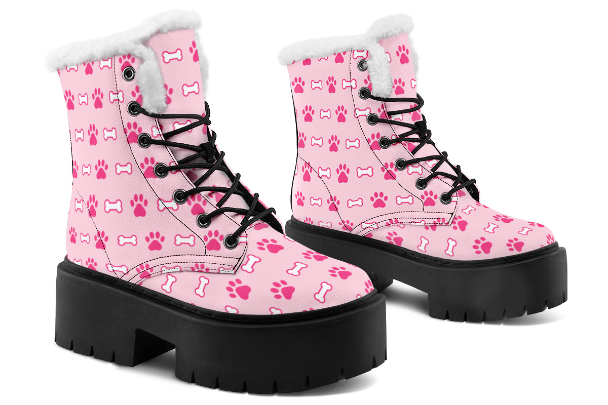 Pink Paws and Bones
